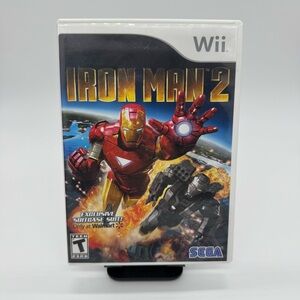 Nintendo Wii Iron Man 2 Video Game SEGA Marvel War Machine Rated T - Teen